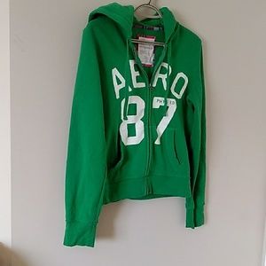 Aeropostale Green Hoodie